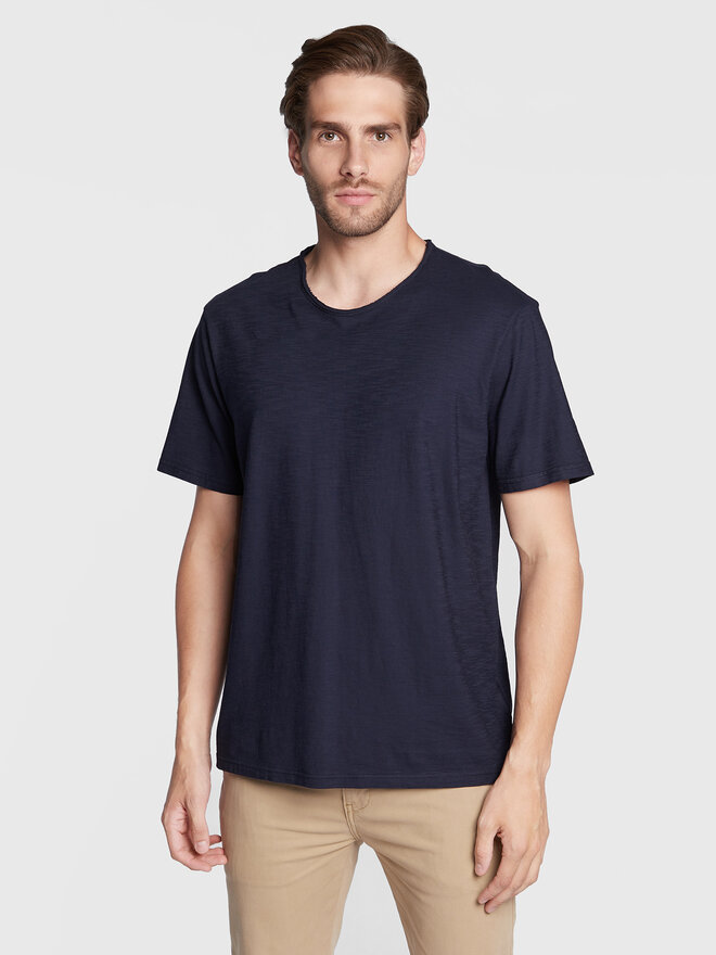 United Colors Of Benetton United Colors Of Benetton Majica 3JE1J19A5 Mornarsko modra Regular Fit