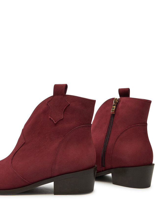 R.Polański Cowboystiefel R.Polański 1947 Dunkelrot