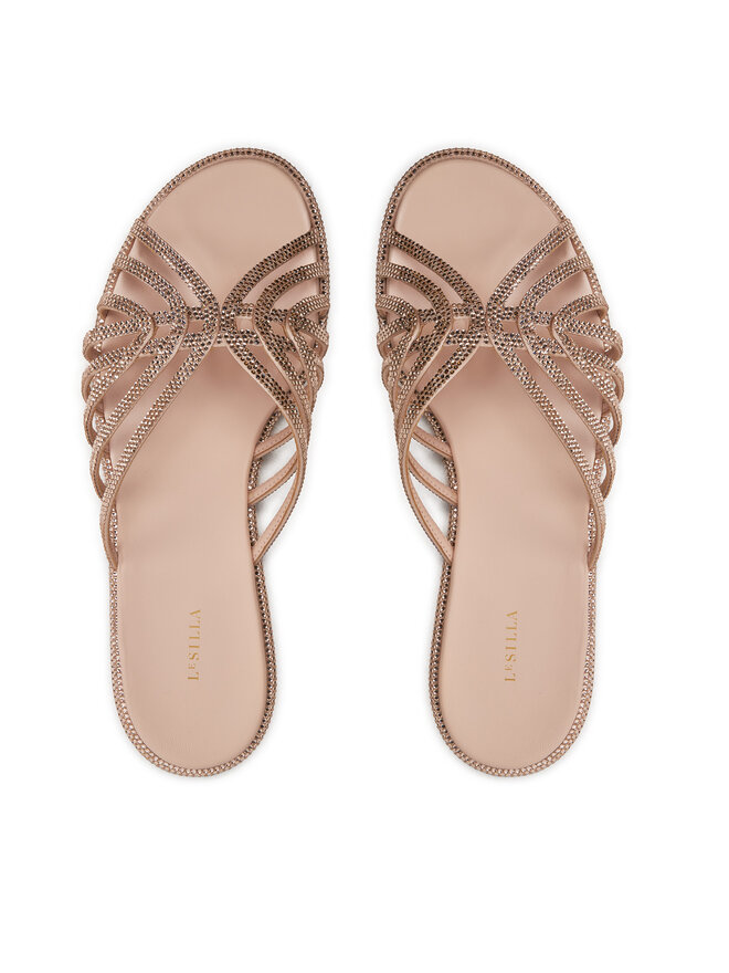 Le Silla Chanclas Le Silla Embrace Divina 1216B020MTPPSAT158 Oro