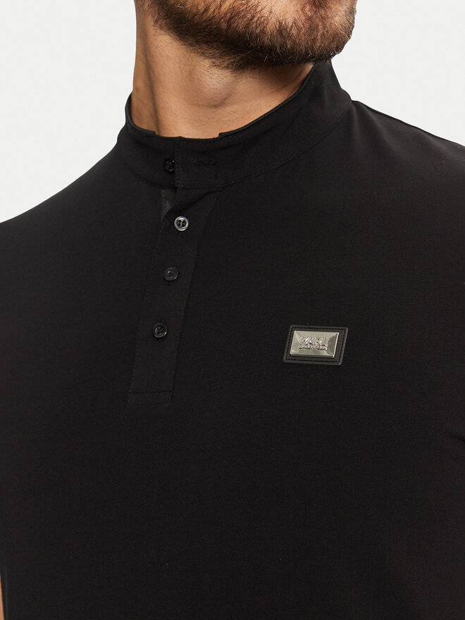 KARL LAGERFELD KARL LAGERFELD Polo 745089 551221 Μαύρο Regular Fit