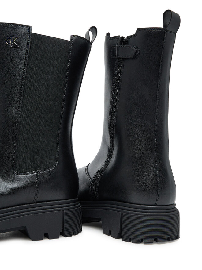 Calvin Klein Ботуши Calvin Klein Tronchetto V4A5-83137-1355 D Черен