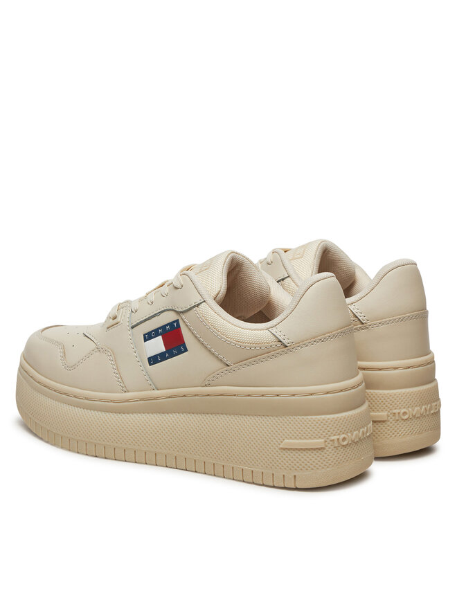 Tommy Jeans Снікерcи Tommy Jeans Retro Basket EN0EN02506 Бежевий