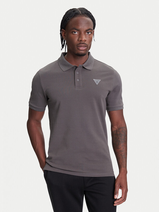 Guess Guess Pólóing Z5YP02 K9WF1 Szürke Regular Fit