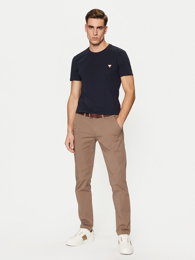 Guess Guess Póló M2YI24 J1314 Sötétkék Slim Fit