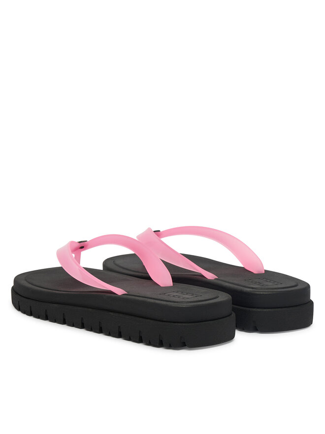 Tommy Jeans Zehentrenner Tommy Jeans Tjw Cleated Jelly Summer Sandal EN0EN02954 Rosa