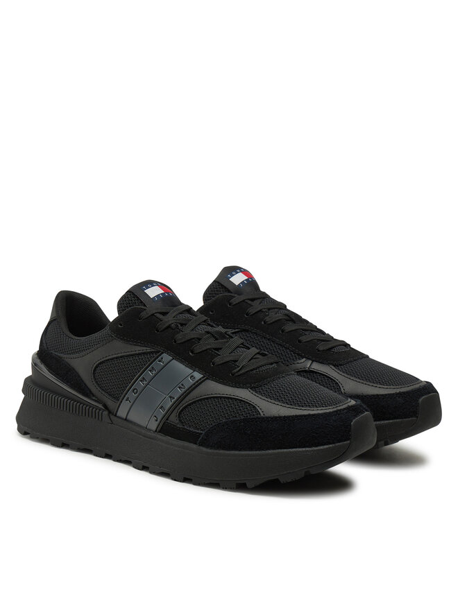 Tommy Jeans Sneakersy Tommy Jeans Tjm Technical Runner Ess EM0EM01537 Czarny