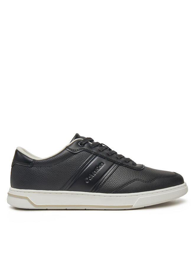 Calvin Klein Sneakersy Calvin Klein Low Top Lace Up Logo HM0HM01653 Czarny