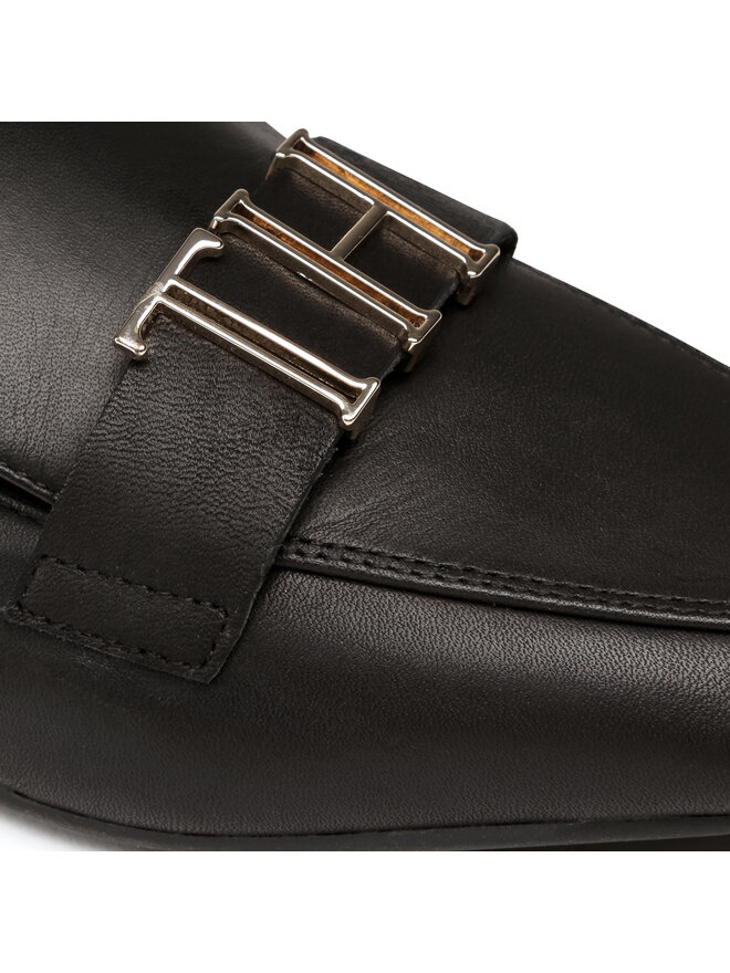 Tommy Hilfiger Лоуфъри Tommy Hilfiger Polished Tommy Loafer FW0FW05139 Черен