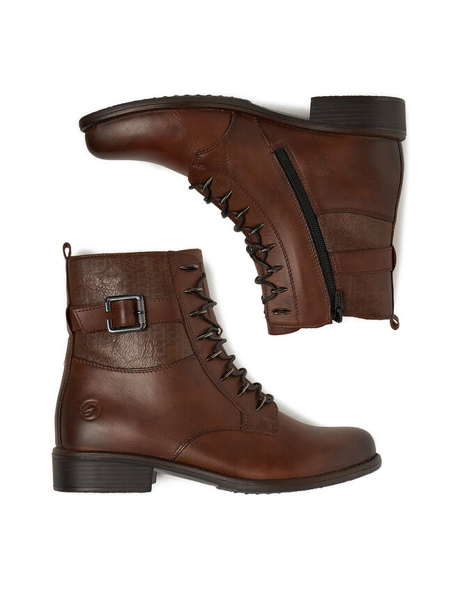 Remonte Schnürschuhe Remonte CEO-D0F72-23 Braun