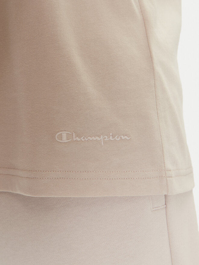 Champion Champion Marškinėliai 220425 Écru Regular Fit