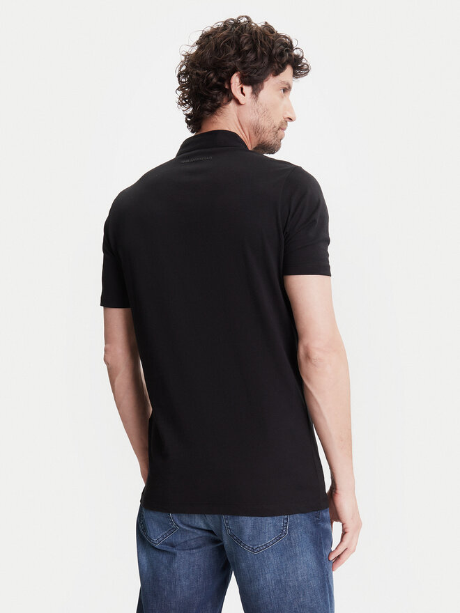 KARL LAGERFELD KARL LAGERFELD Polo 745023 552224 Μαύρο Regular Fit