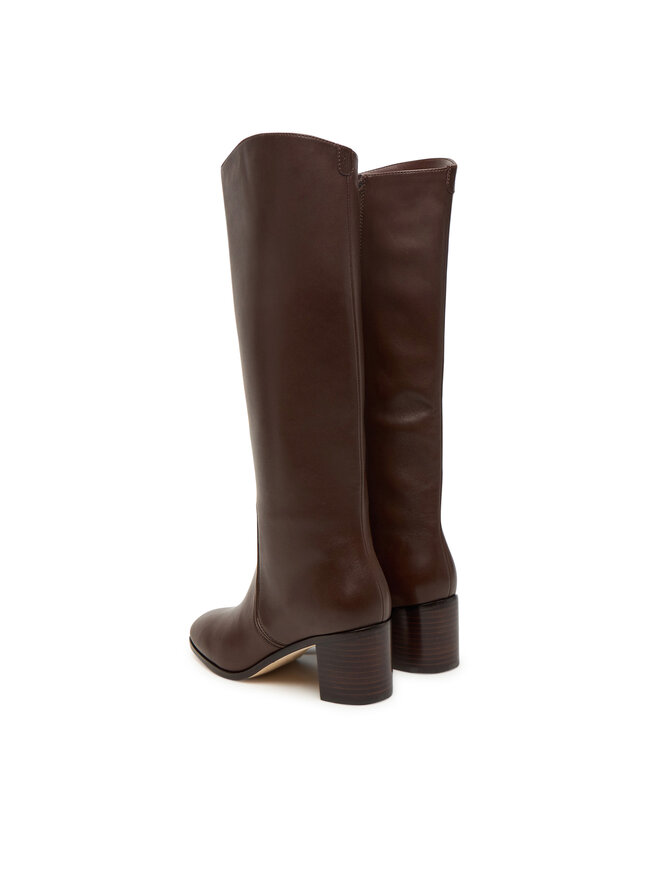 LAUREN RALPH LAUREN Kozaki LAUREN RALPH LAUREN Charly 802974388002 Brązowy