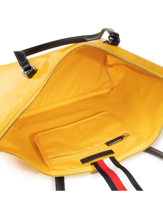Tommy Hilfiger Handtasche Tommy Hilfiger Poppy Tote AW0AW07956 Gelb