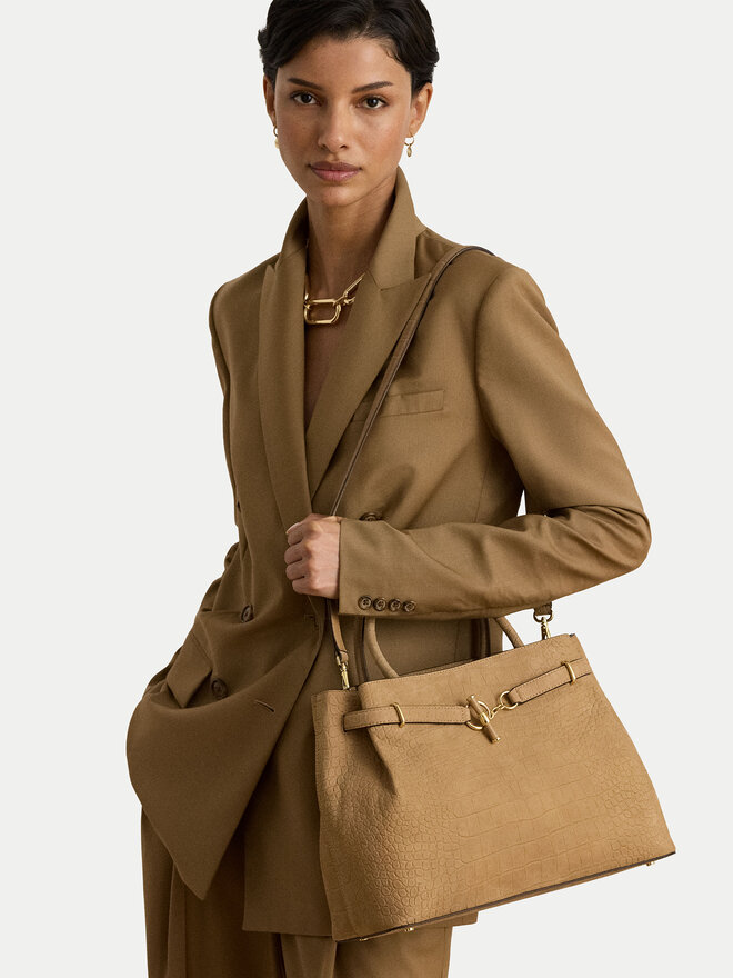LAUREN RALPH LAUREN Handtasche LAUREN RALPH LAUREN 431P18464001 Hellbraun