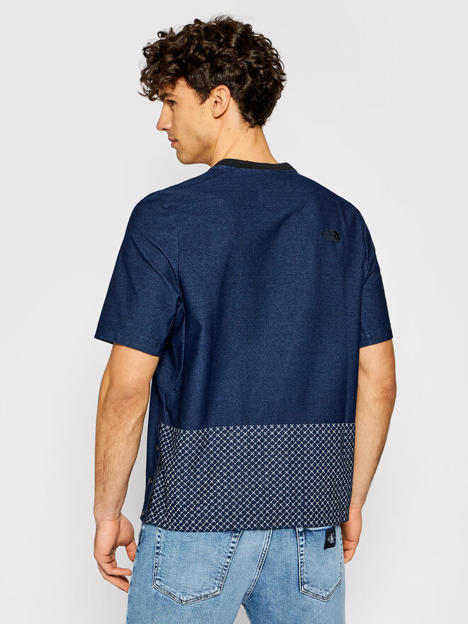 The North Face The North Face Póló Big Logo Tee NF0A3LDS Sötétkék Regular Fit