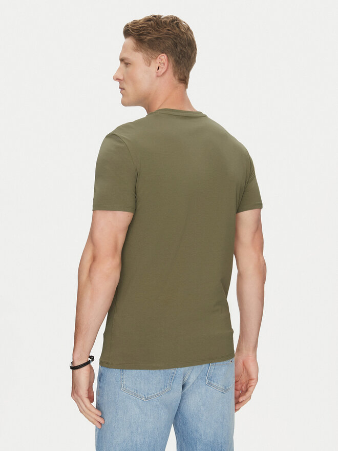 Guess Guess Camiseta M2YI24 J1314 Caqui Slim Fit