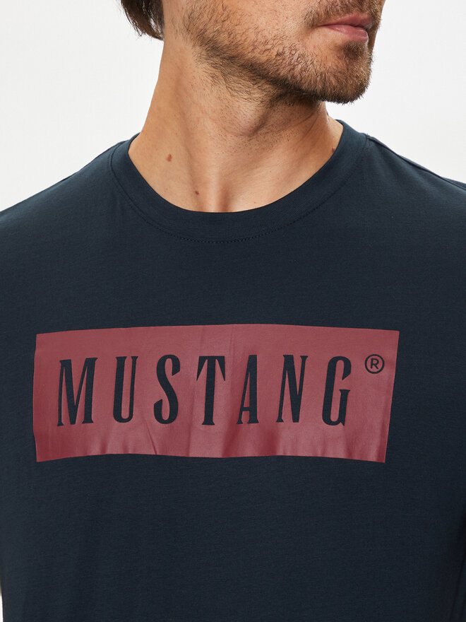 Mustang Mustang Футболка Austin 1014749 Сірий Regular Fit