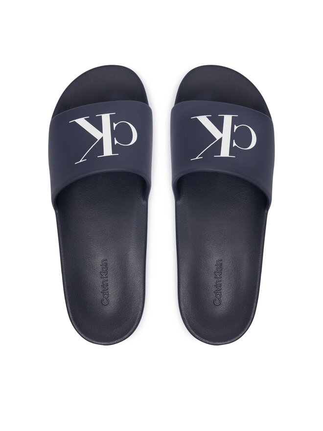 Calvin Klein Pantoletten Calvin Klein 3 Slide Molded Eva HM0HM02335 Dunkelblau