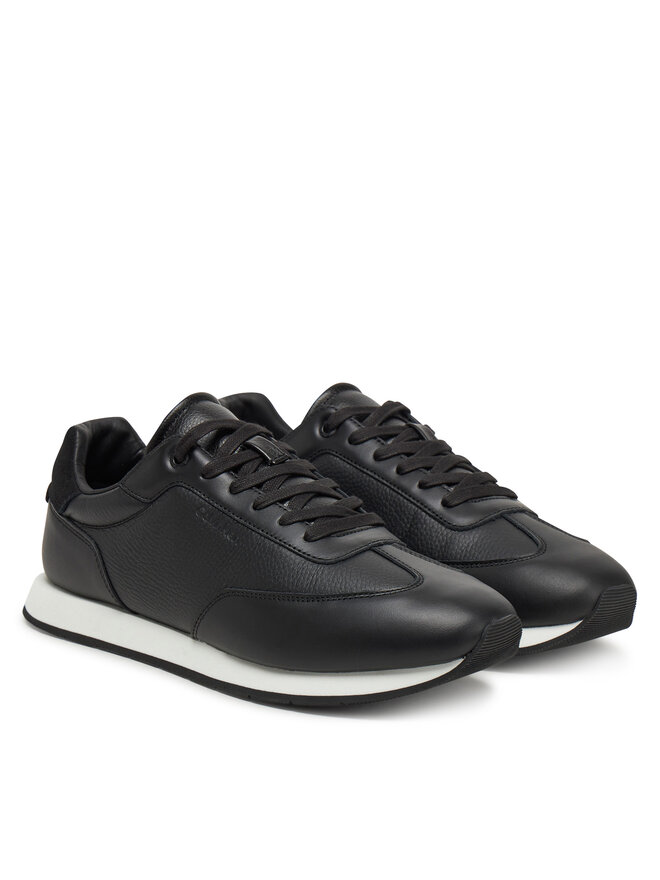 Calvin Klein Sneakers Calvin Klein Low Top Lace Up Tmbl Lth HM0HM01804 Schwarz