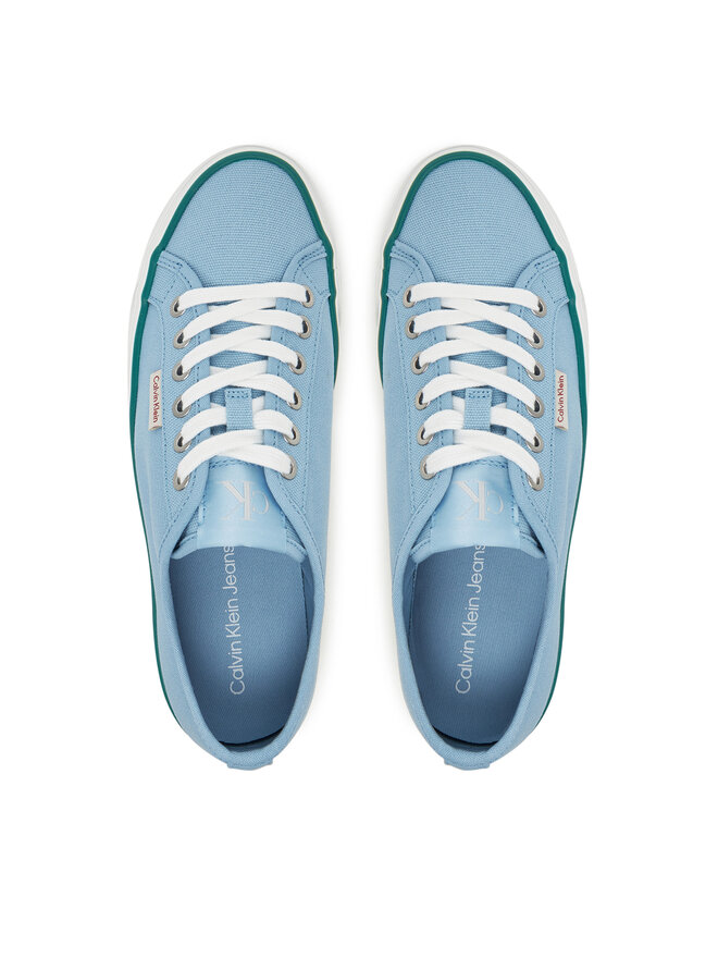 Calvin Klein Jeans Кросівки Calvin Klein Jeans Vulc Flatform Ctn Logo Tag YW0YW01838 Блакитний