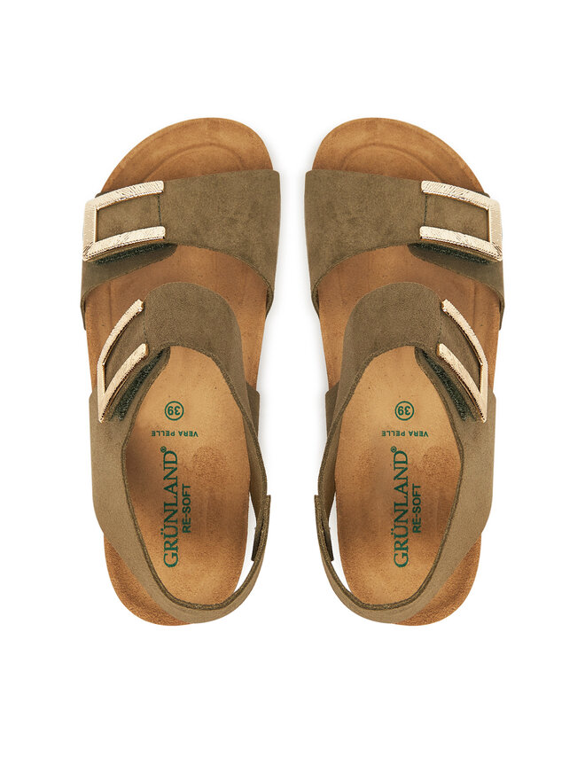 Grünland Sandalen Grünland Hola SB1164 Khakifarben