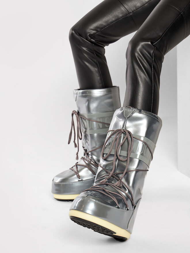 Moon Boot Schneeschuhe Moon Boot Vinile Met. 14021400004 Silberfarben