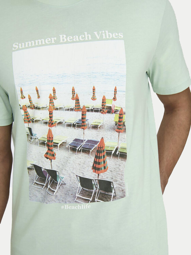 Only & Sons Only & Sons Camiseta Kolton 22028735 Verde Regular Fit