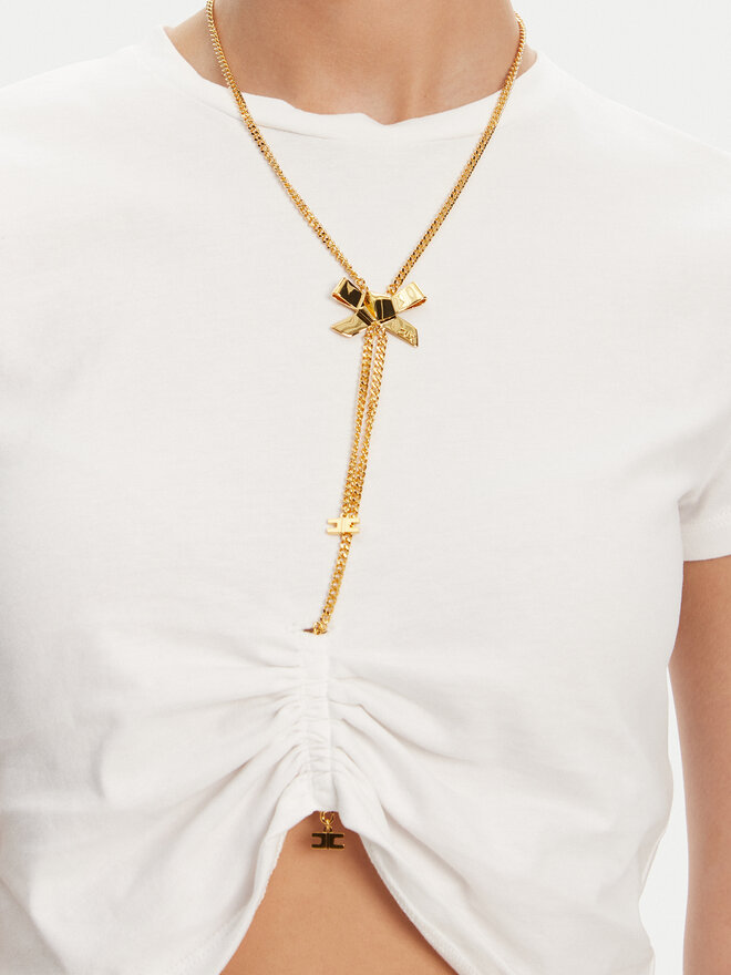 Elisabetta Franchi Elisabetta Franchi Camiseta MA-006-51E2 Blanco Regular Fit