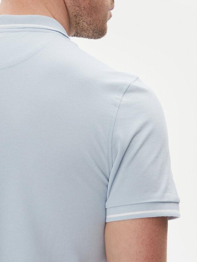 Lee Lee Поло Pique 112363784 Блакитний Regular Fit