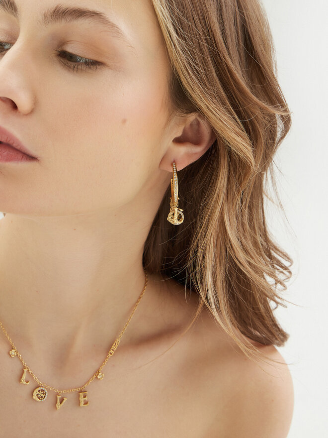 Guess Сережки Guess JUBE05 034JW Золотий