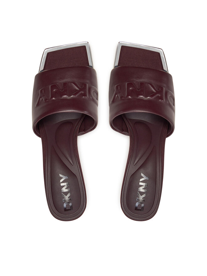 DKNY Klapki DKNY Keke K3471856 Bordowy