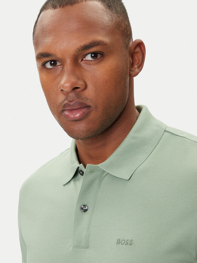BOSS BOSS Poloshirt Pallas 50468362 Grün Regular Fit