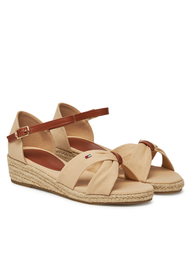 Tommy Hilfiger Espadrilės Tommy Hilfiger T3A7-33801-0048 S Smėlio