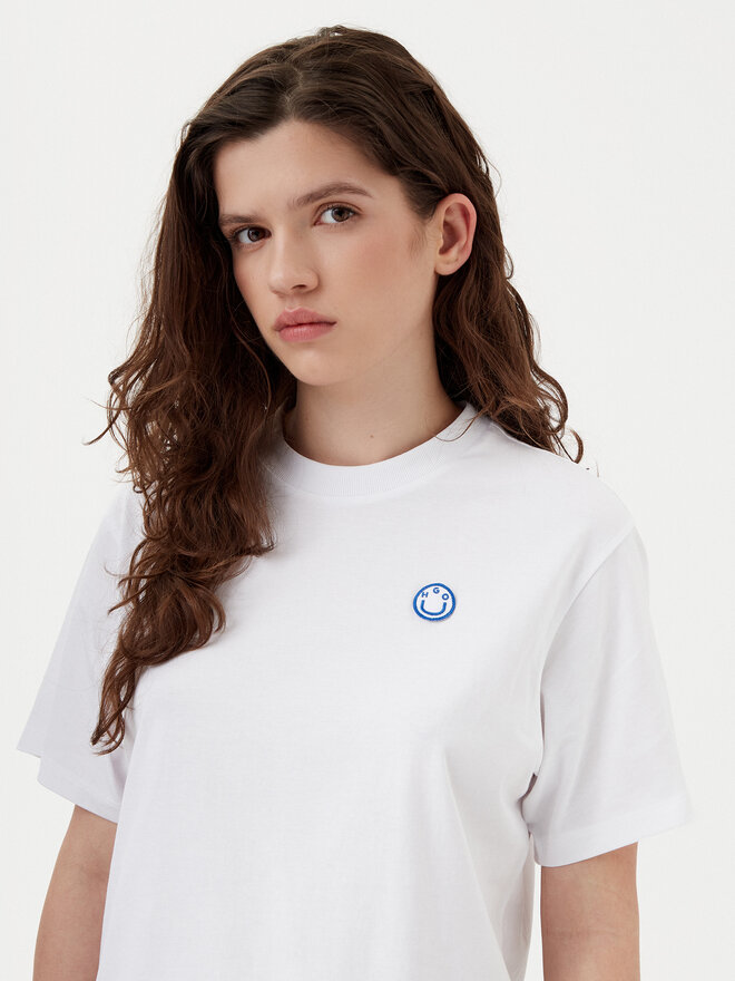 HUGO HUGO Camiseta Vintage 50518139 Blanco Relaxed Fit