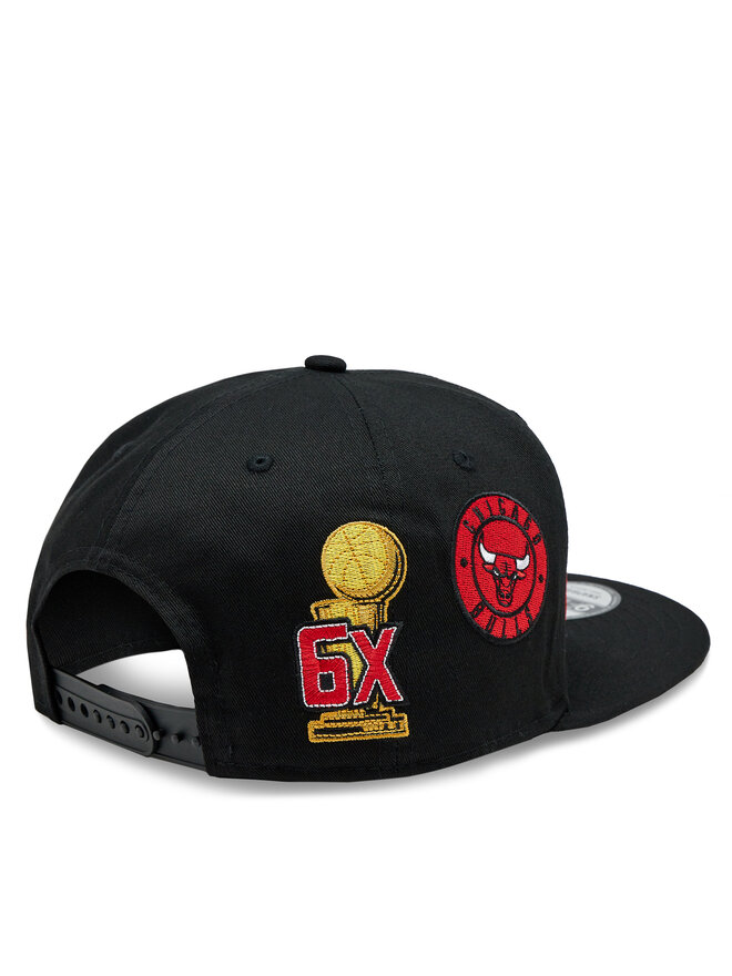 New Era Шапка с козирка New Era Champions Patch 950 Bulls 60364218 Черен