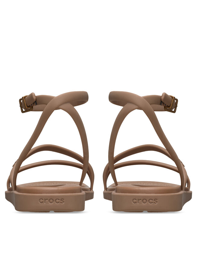 Crocs Босоніжки Crocs Miami Ankle Strap Sandal 212256 Темно-бежевий
