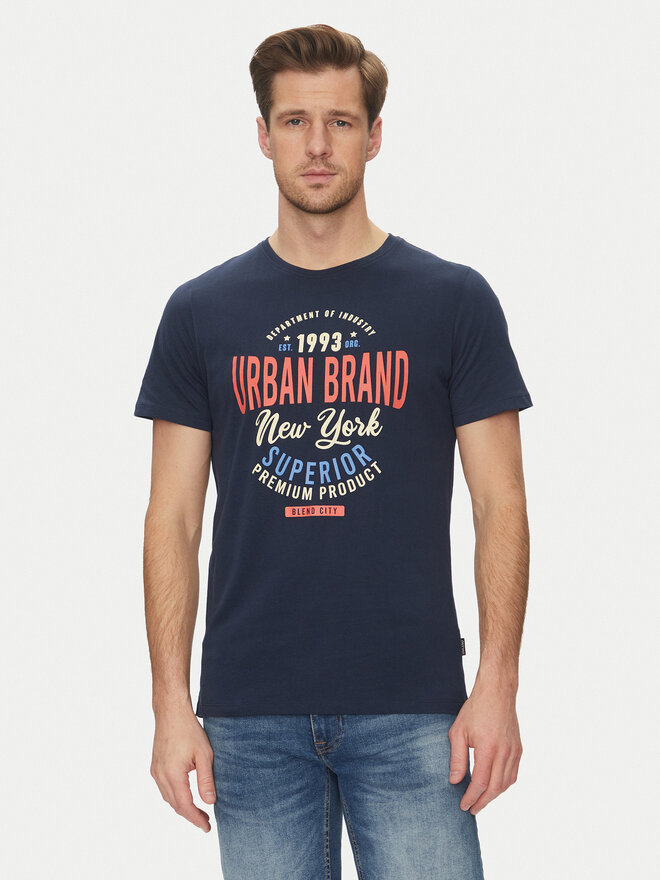 Blend Blend Póló 20717759 Sötétkék Regular Fit