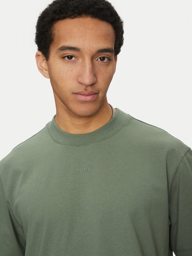 HUGO HUGO Camiseta Dapolino 50488330 Verde Relaxed Fit