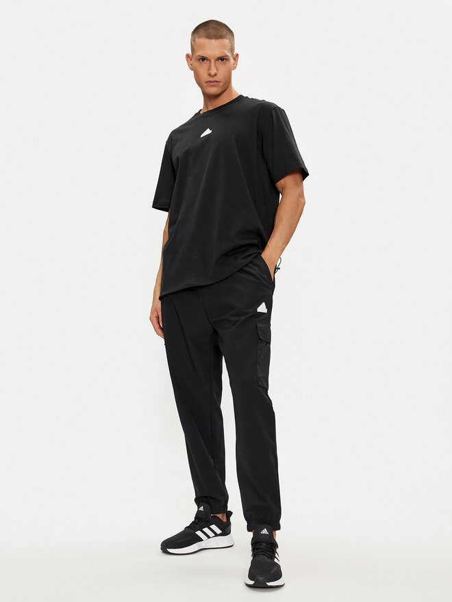 adidas adidas Marškinėliai City Escape IR5171 Juoda Loose Fit
