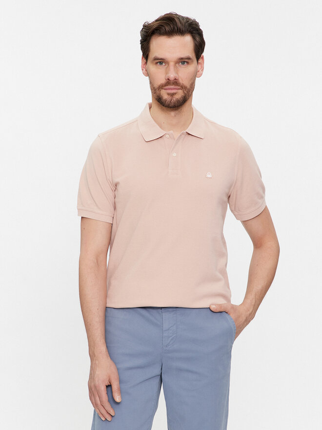 United Colors Of Benetton United Colors Of Benetton Поло 3089J3179 Бежевий Regular Fit
