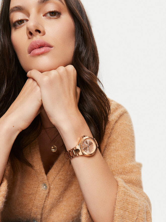 DKNY Reloj DKNY Chambers NY6642 Baño de oro rosa
