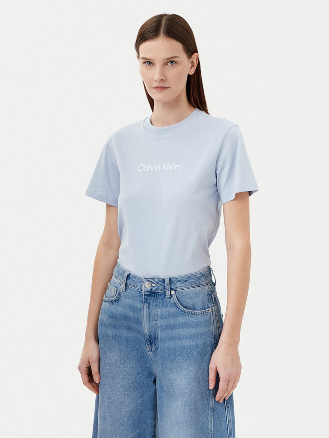 Calvin Klein Calvin Klein Camiseta Hero Logo K20K205448 Azul Regular Fit