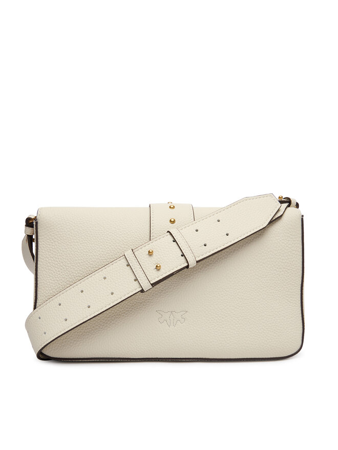 PINKO Handtasche PINKO Love One Classic Slouchy Fl PLTT 104524 A2OX Weiß