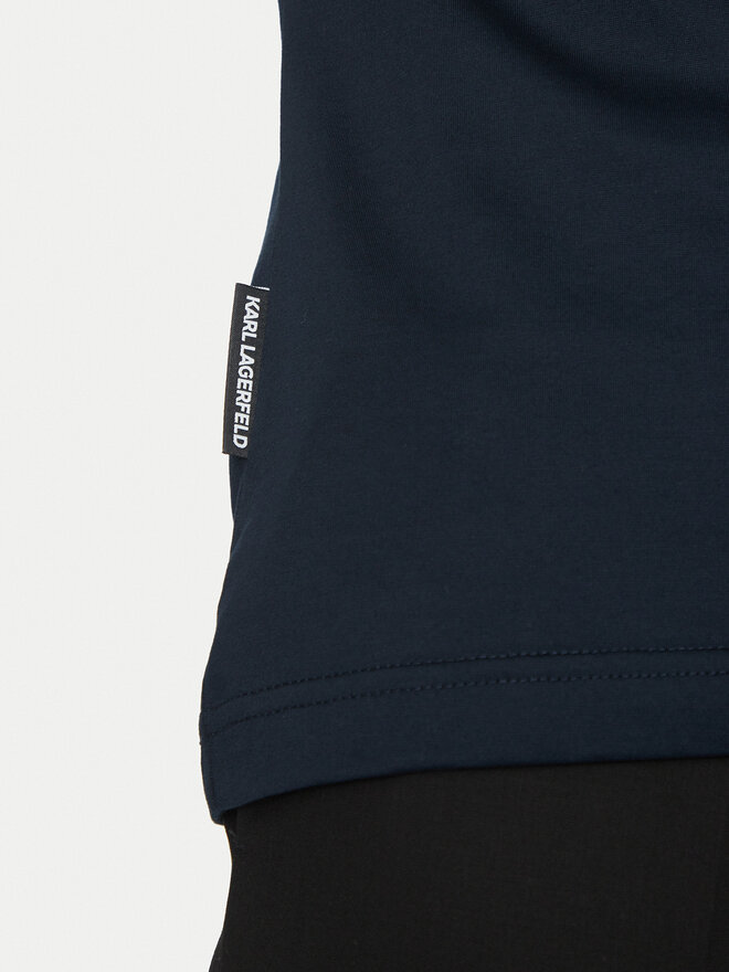 KARL LAGERFELD KARL LAGERFELD Pólóing 745007 552200 Sötétkék Regular Fit
