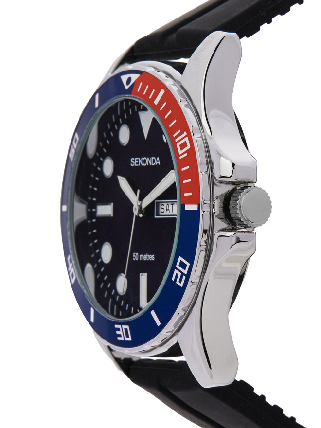 Sekonda Zegarek Sekonda 1580 Granatowy