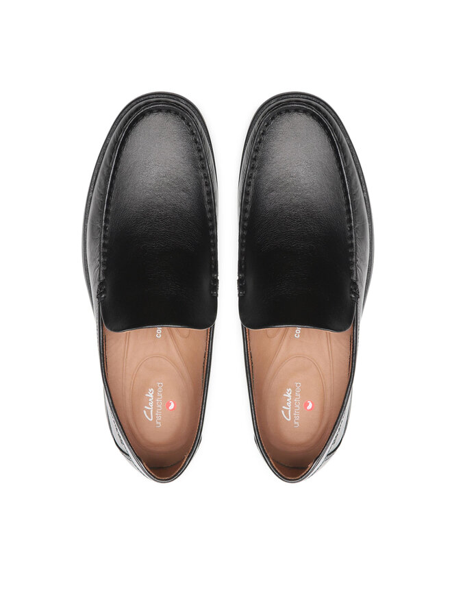 Clarks Mokasini Clarks Ferius Creek 261596287 Črna