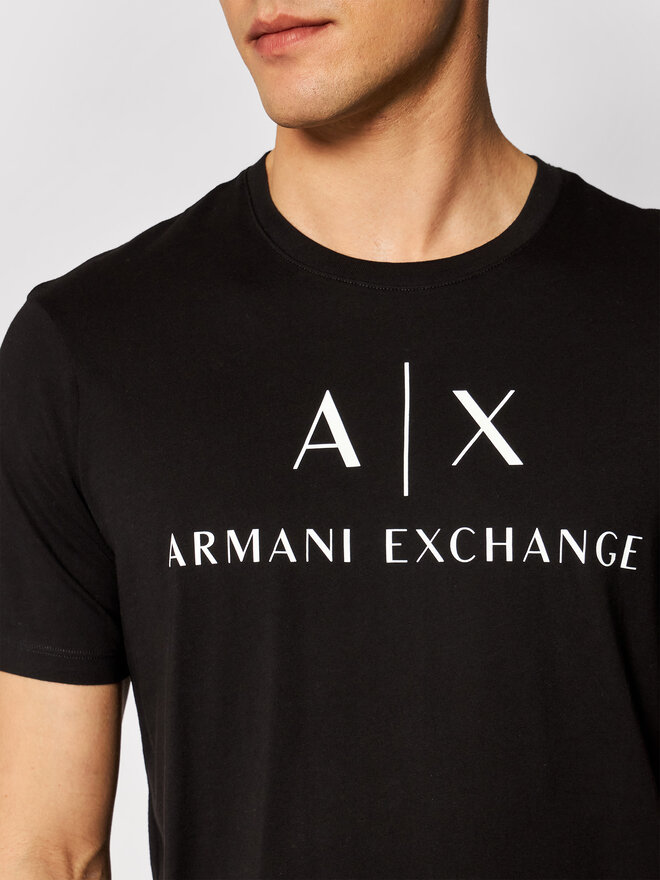 Armani Exchange Armani Exchange T-Shirt 8NZTCJ Z8H4Z 1200 Μαύρο Slim Fit