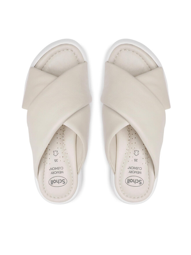 Scholl Шльопанці Scholl Boca Cross F30007 Бежевий