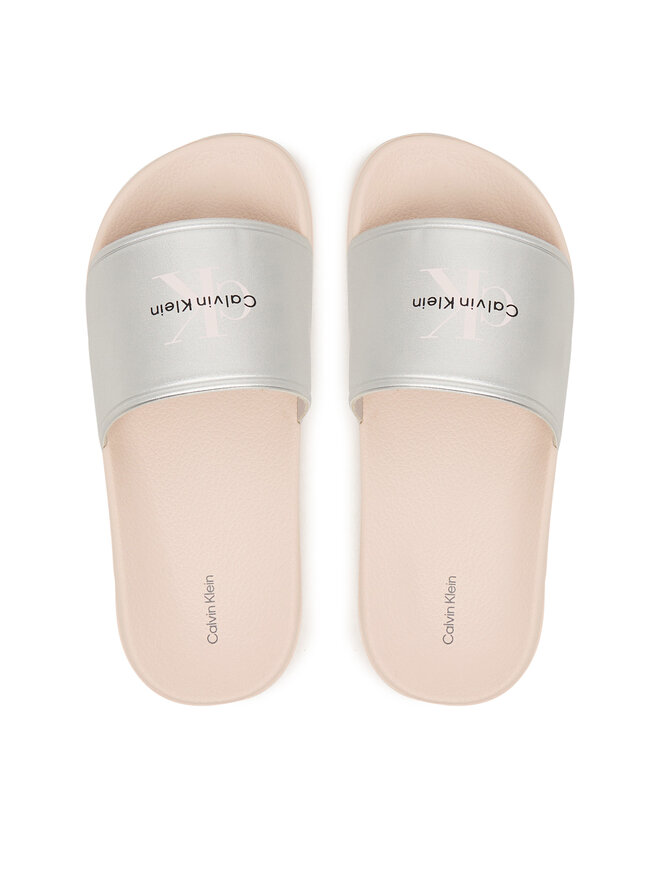 Calvin Klein Pantoletten Calvin Klein V3A0-83268-1367 Silberfarben