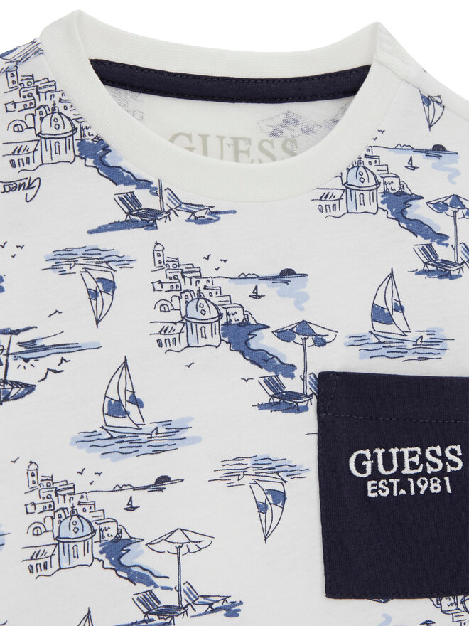 Guess Guess T-Shirt N6GI03 K8HM4 Weiß Regular Fit